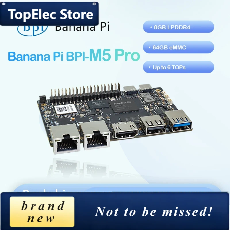 Banana Pi Bpi-M5 - 탑일렉 바나나 파이 BPI-M5 프로 락칩